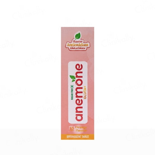 Anemone Gluta+ Effervescent Tablet - Orange Flavour